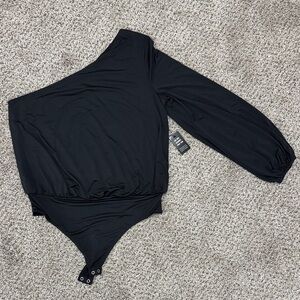 Express Elegant Black Bodysuit